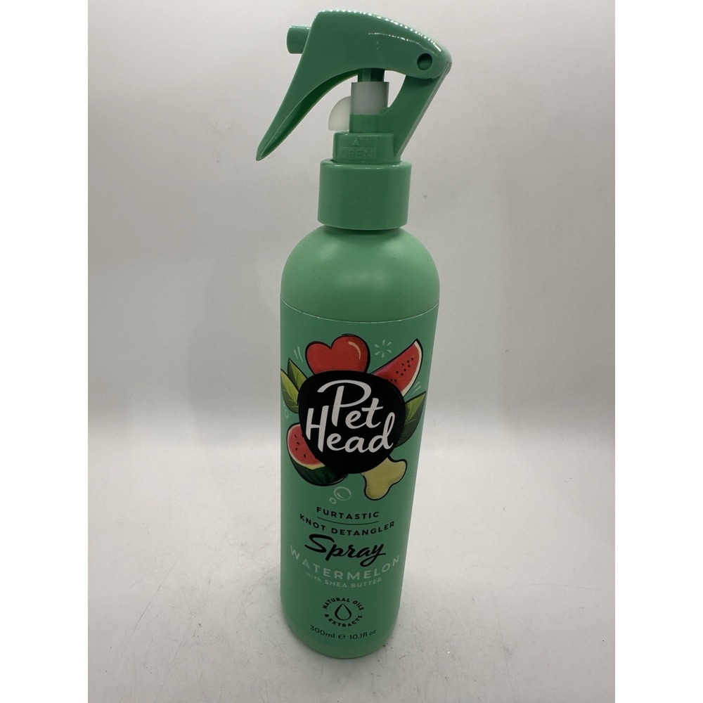 Pet Head Furtastic Knot Detangler Spray Watermelon Shea Butter 10.1 oz New